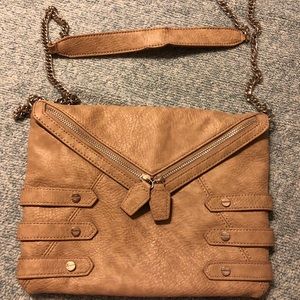Taupe crossbody bag